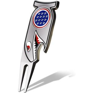 Craftsman Golf Shark Cool 4-in-1 Golf Divot Repair Tool - Bottle Opener - Ball Marker - Tee Holder