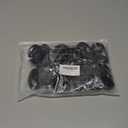 Wavwavw 60 Pcs Christian Bible Verse Silicone Bracelets, Easter Carnival Party Favors, Inspirational Religious Scripture Motivational Wristbands for Men Women, Church & School Gifts (Black)