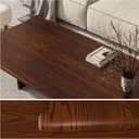 VEELIKE Deep Walnut Wood Contact Paper Peel and Stick Countertops Waterproof Wood Wallpaper for Countertops Table 32''x118'' Self Adhesive Woods Countertop Contact Paper for Kitchen Cabinet Vinyl Wrap