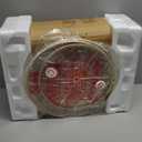 OYEARS Bedside Table Lamps Set of 2 with USB, Modern Bedside Lamps Retro Farmhouse Rattan Glass Nightstand Nightlight Lamps for Bedroom Living Room Dorm, Two Light Points