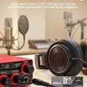 Audio Interface, 2X2 24-bit/192kHz Interface for High-Fidelity, Studio Quality PC/Mac/iOS Recording, XLR/TRS Combo Input, Monitor Mix/Loopback Function, One-Cable Setup(Alloy Red)