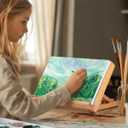 Table Easel for Painting, Adjustable Angle Art Easels Wood Table Easel Drawing and Sketching Board, 11 4/5 Inches by 8 2/3 Inches