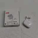 JVC HAD5TW Ultra-Compact IE Bluetooth Earbuds, True Wireless with Charging Case (Coconut White)