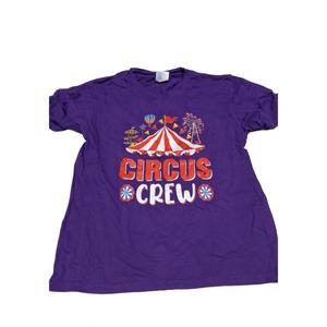 Circus Crew Funny Circus Staff Costume Circus Theme Party T-Shirt (Purple, S)