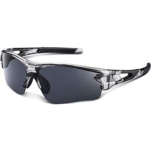 BEACOOL Polarized Sports Sunglasses for Men Women Youth Baseball Fishing Cycling Running Golf Motorcycle Tac Glasses UV400