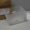 RattanView 2 Pcs 9 Inch Large Acrylic Risers Display Stands 5 mm Thick Acrylic Shelf Riser Showcase for Collectibles Jewelry Cupcakes Food Figures Perfume Cabinet (Clear)