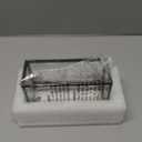 HighFree Vintage Glass Box with Lid - Clear Jewelry Glass Display Box Keepsake Box - Home Decor Decorative Box for Trinket Rings Bracelet (Black, Small)