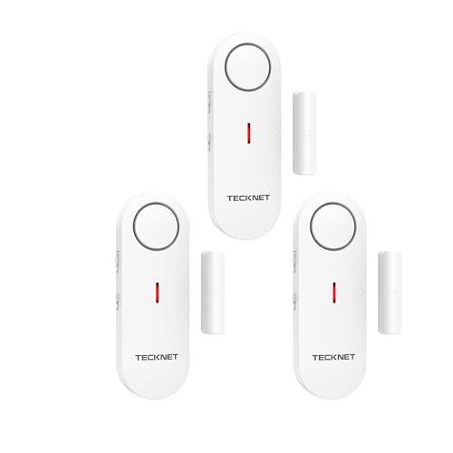 Amazon.com: TECKNET Door Alarms for Kids Safety, Window Alarm Pool Alarms Door Alarm for Home Security, 2-in-1 Alarm & Chime, 3-Level Volume Control, Wireless Alarm for House Hotel Cars Sheds Caravans (3 Pack) : Electronics