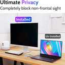 Peslv Computer Privacy Screen 34 Inch for 21:9 Curved Monitor, Removable 34inch Anti Blue Light Anti Glare Monitor Privacy Filter Shield
