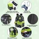 6 in 1 Backpack with Matching Lunch Bag, Pencil Case, Water Bottle, Keychain & Accessories 