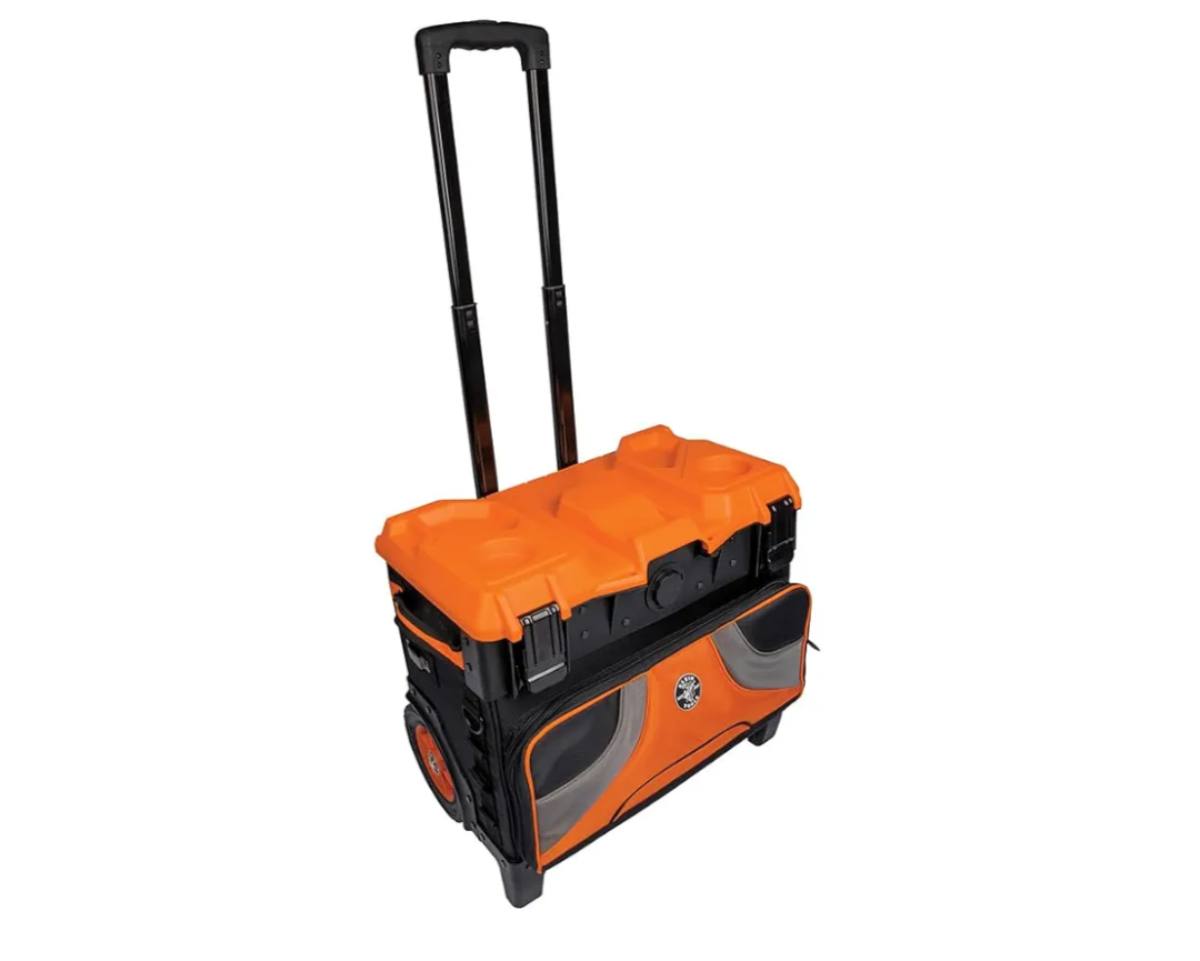 Klein Tools 55473RTB Rolling Tool Bag, Tradesman Pro Tool Master, 250lbs Load Rated