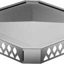 Breeo Base X24 (25.6 Inch) - Fire Pit Mat for Deck Protection - Multi Surface Safe - Superior Heat Protection and Airflow - Stainless Steel Fire Pit Accessory for Outside & Outdoor Surfaces - USA Made