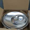 ORSDA Cat Water Fountain Stainless Steel, 3L Automatic Pet Drinking Fountain for Cats Inside, Dog Water Dispenser with Adjustable Water Flow and 6 Replacement Filters for Cats, Dogs