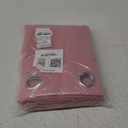 NICETOWN Crystal Pink Blackout Curtains for Bedroom - Grommet Blackout Thermal Insulated Room Darkening Sound Blocking Window Treatments for Girls Room/Teens, 2 Panels, W52 x L84