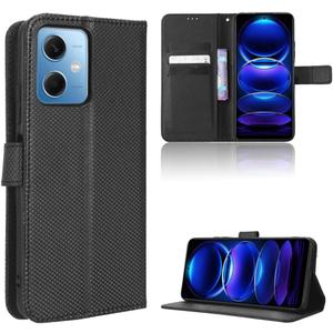 Case for Xiaomi Redmi Note 12 5G Leather Case Cover,PU Leather flip Cover Case for Xiaomi Redmi Note 12 5GCase Cover Black