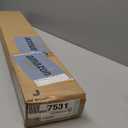 DEZ FURNISHINGS Cordless 2" Faux Wood Blind, 30.5" W x 48" H, Dark Oak