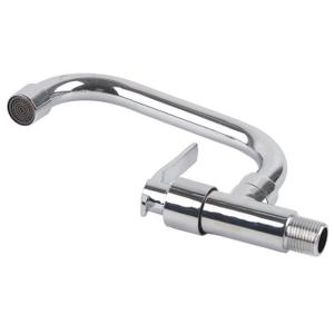 Wall Mounted Water Faucet, G1/2in Single Handle Wall Mounted Sink Faucet for Kitchen,Outdoor, Garden and Bar(Type B 20cm)