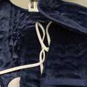 Deepsoon Heating Pad,Electric Heating Pads for Back,Neck,Abdomen,Moist Heating Pad for Shoulder,Knee,Arms,Legs,Dry/Moist Heat & Auto Shut Off,Christmas Gifts for Men and Women,Navy Blue,24x12 Inch