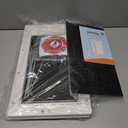 3-Flap Dog Door, Medium Doggy Door for Wall, Never Rust Plastic Through Wall Doggie Door, Telescoping Tunnel, Closing Panel for Lock, Pet Door for Cats, Pets Up to 45 Pounds