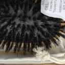 100% Boar Bristle Hair Brush for Women Set by Belula (L Size). Soft Natural Bristles for Thin and Fine Hair. Wooden Comb, Travel Bag and Spa Headband Included!