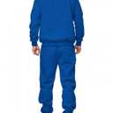 Riskrole Men's Hooded Tracksuit 2 Pieces Set Zip up Fleece Sweatsuit Casual Outdoor Sports Jogging Suits Set