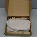 JZCreater Car Seat Headrest Pillow, Head Neck Support Sleeping Travel Seat Pillow with Cushion Foam,Premium Seat Head Pillow,360 Degree Adjustable Long Trip Rest Headrest Pillow for Kids Adult, Beige