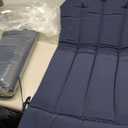 Adirondack Chair Cushion Set of 2 Indoor Outdoor Furniture Cushions Rocking Chair Cushions with Straps Replacement Folding Patio Chair Pad,19.7x18.9x1.5 InchNavy