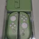 PlayVital Hard Case for Nintendo Switch 2 with Extra Stand & Thumb Grip Caps | Split Design, Dockable Protective Full-Body Shell Cover for Nintendo Switch 2 | Solid Color Series, Matcha Green