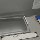 Vanity Mirror with Lights 22"17", Large LED Makeup Mirror with Light, Smart Touch with 3-Color Lighting, Dimmable, 360 Rotation, HD Desk Mirror, Vanity Mirror Tabletop (White)