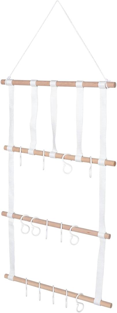 Hair Accessories Organizer Hair Accessories Hair Accessories Holder Hanging Hair Clips Holder Barrettes for Hair Barrette Organizer Headbands for Cloth White/1204