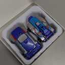 Aimery Collision Transforming Dinosaur Car Toy, 2 Magnetic Cars Convert into Dinosaur Toys,Dino Robot Toy, Boys Toys,Kids Toys, Party Birthday for Kids (Blue)