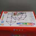 Fort Building Kit for Kids,STEM Construction Toys, Christmas & Birthday Gift for 4 5 6 7 8 9 10 11 12 Years Old Boys and Girls,Ultimate Creative Set for Indoor & Outdoors Activity,140 Pcs,Original (Red)