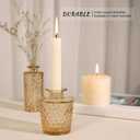 SUPMIND 12pcs Glass Bud Vase Set, Small Gold Amber Flower Vases for Centerpieces in Bulk, Mini Vintage Vase for Wedding, Home,Table Decoration