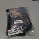 Blissful Diary Baby Splat Mat for Under High Chair, 50.4 x 50.4 Inch Wipeable Splash Mat, Waterproof and Washable, Anti-Slip Floor Protector, Retro Rainbow