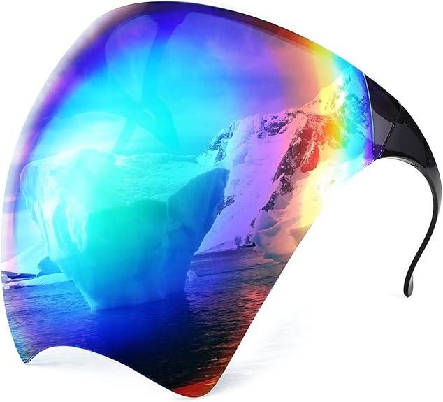 FEISEDY Full Cover Face Visor Protective Glasses Mirror Shield Sunglasses Anti Fog B2781
