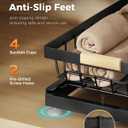 Sevenblue 3 Pack Under Sink Organizer, Height Adjustable 2 Tier Pull-Out Metal Under Kitchen Sink Organizer, Multi-Purpose Storage Shelves for Kitchen Bathroom Cabinet
