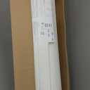 LyPrem 17Ft Mini Split Line Set Cover 5" PVC Line Cover Kit for Mini Split and Central Air Conditioner & Heat Pump(White)