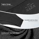 SAYCELI High Waisted Thongs for Women - 8 Pack Seamless Wide Band Panties Ladies Cheeky Soft Stretchy Underwear High Rise (Black, XL)