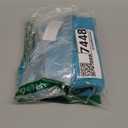 VIVAGLORY Softpad Dog Fleece Vest, Dog Fleece Jacket for Fall & Spring, Coat with Harness Hole, Reflective Light Weight Soft Easy On Adjustable, S, Turquoise (S(Chest: 18-21", Neck: ~12"))