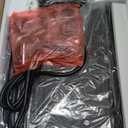 Huuger Nightstand with Charging Station, Fabric Drawers, End Table with Open Shelf, Bedside Table with USB Ports and Outlets, Night Stand for Bedroom, Walnut (11.8"D x 15.7"W x 23.6"H (2 Drawers))