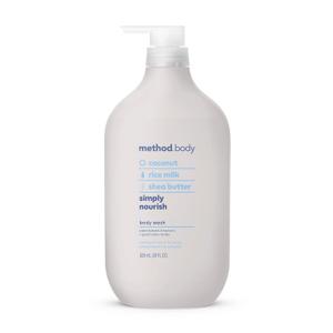 Method Body Wash, Simply Nourish, Paraben and Phthalate Free, Biodegradable Formula, 28 oz (Pack of 1)