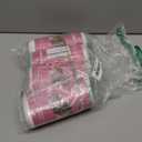 100 Pack Cat Litter Box Liner Bags Compatible with Self-cleaning Cat Litter Box, Thick Heavy Duty Drawstring Automatic Kitty Litter Box Waste Drawer Liners-19" x 18" (Pink)