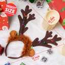 JOYIN Christmas Light Up Cute Reindeer Headband Adult Kids Party Favor Supplies, Xmas Accessories for Christmas Holiday Parties, Annual Holiday, Photos Booth