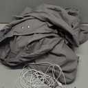 Earthing Grounding Sheets Queen Size (Grey) - 400 Thread Count Soft Earthing Grounding Sheet w/Cotton, & Silver Fiber- Earthing Sheets Grounding with Reinforced Grounding Cord for Conductivity, Gray