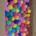 Geosar 1000 Pack Colored Balls Bulk 40 mm Plastic Entertainment Table Tennis Balls for Table Game and Advertising DIY Craft Graduation Party Favor Decors