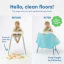 HiCatcher Universal Food Catcher for High Chairs - 4-Leg High Chair Compatible