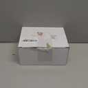 Huwena 72 Pcs Christmas Angel Craft Kit 48 Wood 3D Angel Cutouts with 24 Colored Markers Wooden Unfinished Slices to Paint for Xmas Winter DIY Handmade Tiered Tray Decor