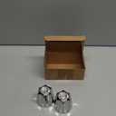 Enhon 2 Piece Shower Knob Replacement, Hot and Cold Faucet Knobs Compatible with Price Pfister Verve Tub Shower, Include 2 Faucet Handles and 2 Screws for Remodeling Trim Kit(Chrome)