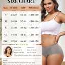 LEVAO Women's Underwear Seamless No Show Hipster Bikini Panties Stretch Invisible Briefs 6 Pack S-2XL (XL)