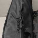 LE SURE Outdoor Waterproof Dog Bed for Medium Sized Dogs, Orthopedic Egg Crate Foam Pet Bed with Oxford Fabric Surface and Removable and Durable Cover, Machine Washable, 30''x20'', Black